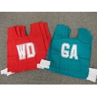 Netball Bibs - with court positions