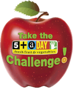 Take the 5_ A Day Challenge logo.